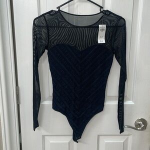 Abercrombie mesh bodysuit